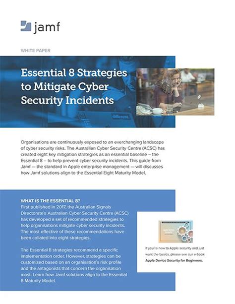 Essential 8 Strategies To Mitigate Cyber Security Incidents Jamf