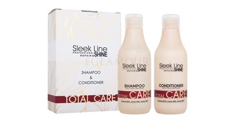 Stapiz Sleek Line Total Care Shampoo Conditioner Zestaw Szampon