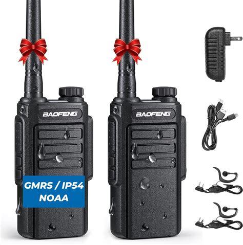 Amazon Baofeng Mp Gmrs Radio Handheld Two Way Radio Waterproof