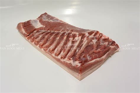 Belly Deli Single Ribbed Rind On Lightly Trimmed Vrc Meat Med