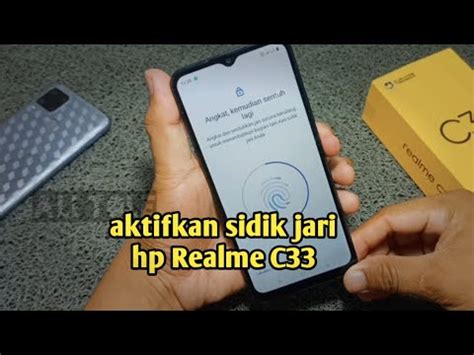 Cara Aktifkan Sidik Jari Hp Realme C33 YouTube