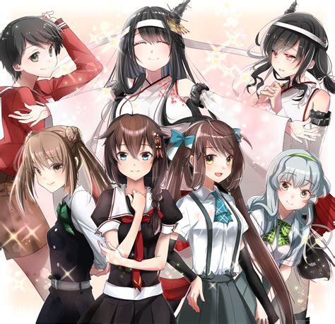 Wallpaper Anime Girls Kantai Collection Shigure Kancolle Yamashiro