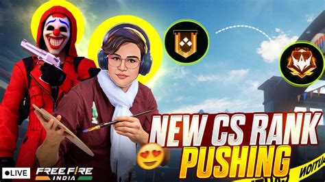 Aajao Sab Saath Me Cs Rank Push Kare Free Fire Live Youtube