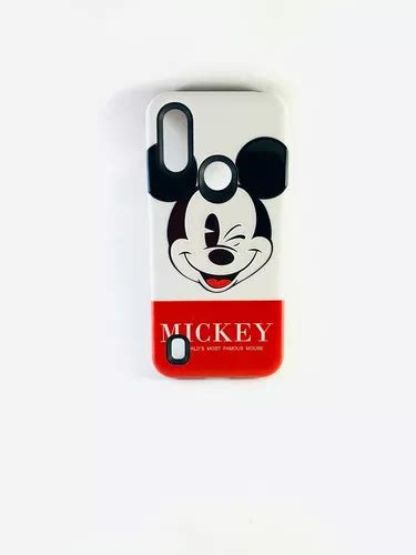 Funda De Diseño Para Mujer Moto E6s 2020 Stitch Y Minnie Meses Sin