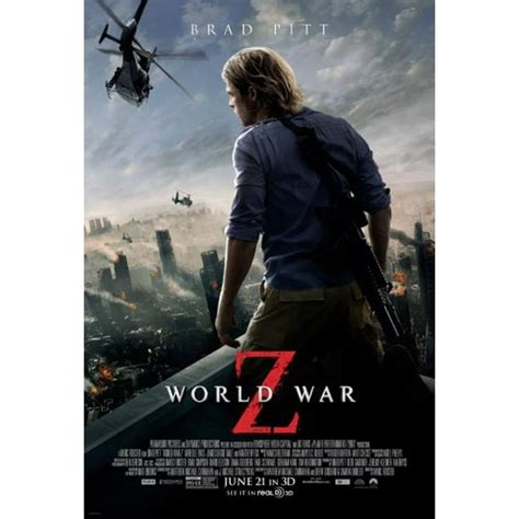 World War Z Movie Poster 16"x24" Poster Medium Art Poster 16x24 ...