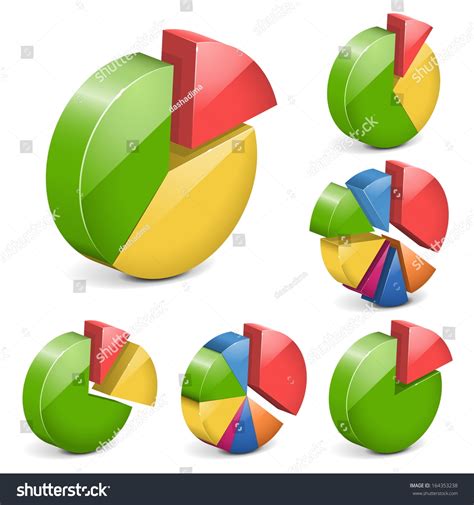 Vector Pie Charts 164353238 Shutterstock