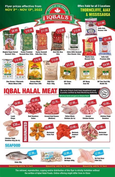 Iqbal Foods Flyer November To