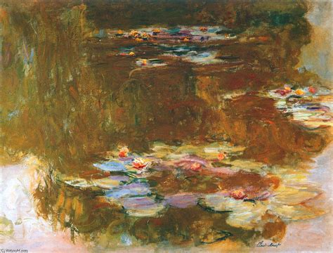 Reprodu Es De Belas Artes Pond De L Rio De Gua Por Claude Monet