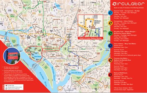 Circulator Map and Information Guide | Washington D.C. Circulator