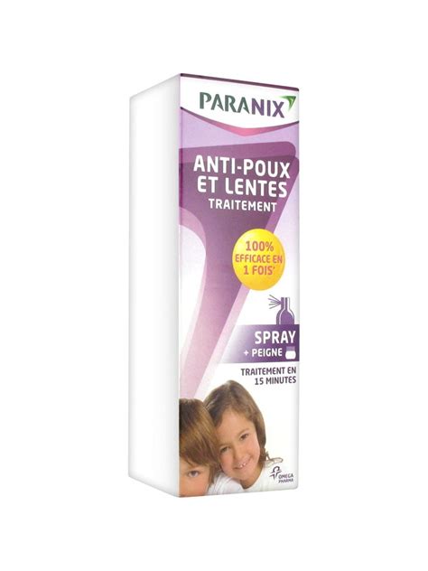 Paranix Anti Lice And Nits Treatment Spray 100ml Comb