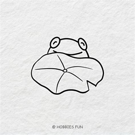 Kawaii Cute Frog Drawing Easy