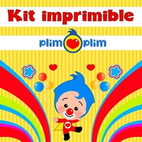 S Per Kit Imprimible Payaso Plim Plim Editable Inmediato En Venta En