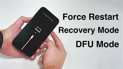 How To Force Restart And Enter Exit Recovery And Dfu Mode Iphone