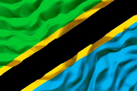 Premium Photo National Flag Of Tanzania Background With Flag Of Tanzania