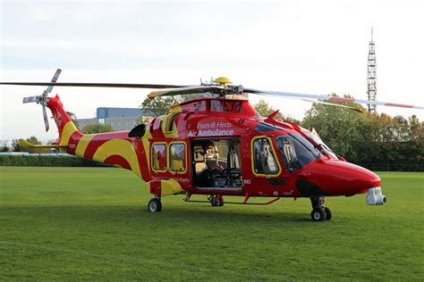 Essex And Herts Air Ambulance In Potters Bar Essex And Herts A Flickr