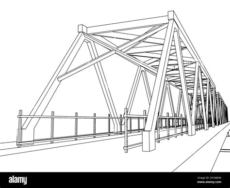 Bridge Outline Black And White Stock Photos And Images Alamy