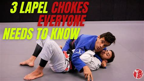 Lapel Chokes Everyone Needs To Know Jiu Jitsu Fundamentals