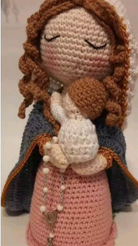 Virgen Con El Ni O Jesus Y Virgen De Fatima Tecnica Amigurumi Todo En