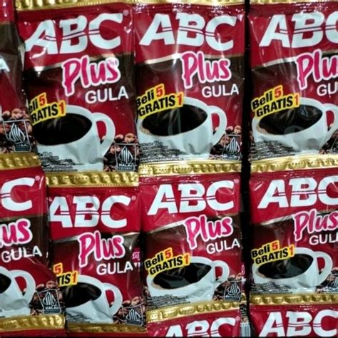 Jual Kopi Abc Plus Gula Gr Renceng Isi Sachet Shopee Indonesia