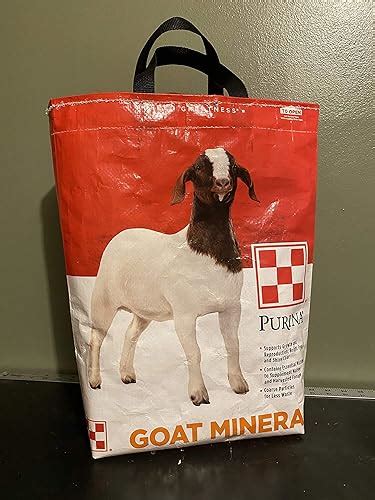 Feed Bag Tote Goat Mineral Handmade Products