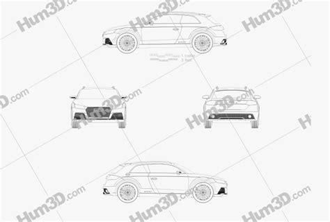 Audi Allroad Shooting Brake Blueprint Dmodels Org