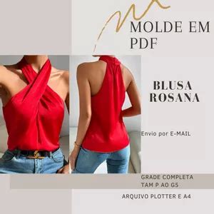 Molde Blusa Rosana P Ao G5 GM MOLDES