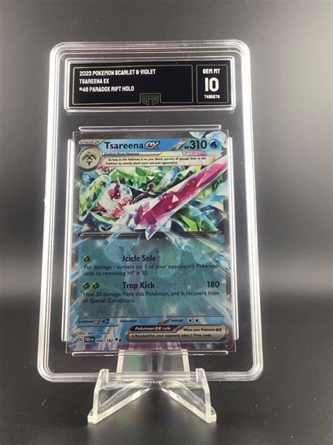 Pok Mon Tsareena Ex Paradox Rift Double Rare Gma Gem Mint Ebay