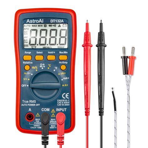 AstroAI Digital Multimeter TRMS 4000 Counts Volt Meter Manual And Auto