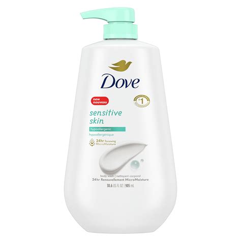 Dove Sensitive Skin Long Lasting Gentle Hypoallergenic Body Wash 30 6