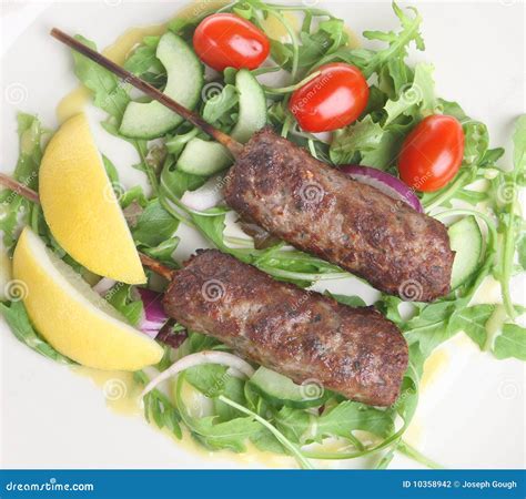 Lamb Shish Kebabs Stock Photo Image Of Closeup Grilled 10358942