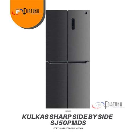 Jual Kulkas Side By Side Sharp Sjif50pmds Kulkas Multi Door 4 Pintu 472