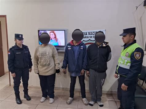 Capturan A Presuntos Asaltantes De Choferes De Plataforma Bolt Policiales Abc Color