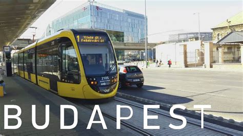 Budapest Caf Urbos 3 Tram 2105 Line 1 The Longest Tram In The World