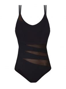 Maillot De Bain Sculptant Pi Ce Noir Athena Mirachic Miradonna