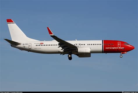 EI FHK Norwegian Air International Boeing 737 8JP WL Photo By