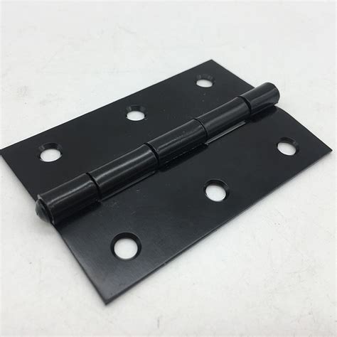 Matte Black Square Corner Door Hinges Steel Hinge For United Stated