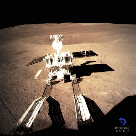 Photos: China lunar rover leaves tracks on far side of the moon ...