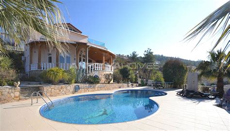 Villa In Alanya Kargicak With Panoramic Nature View