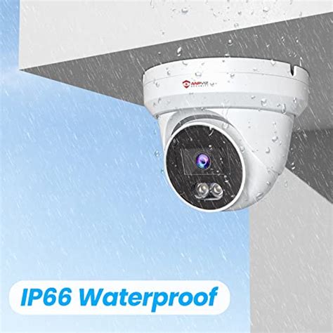 Anpviz 4K PoE Camera Turret IP Camera Outdoor 8MP PoE Security Cameras