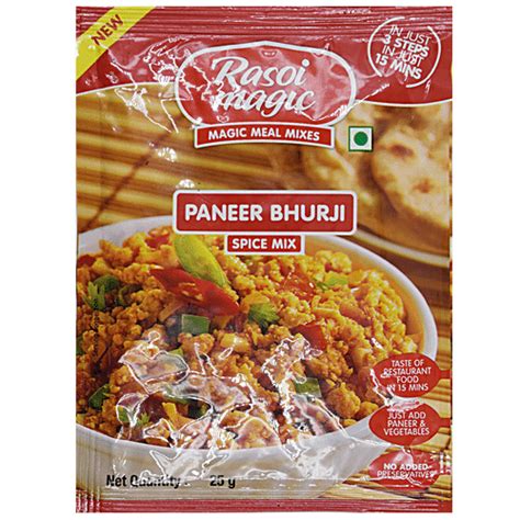 Buy Rasoi Magic Spice Mix Paneer Bhurji 25 Gm Online At The Best Price