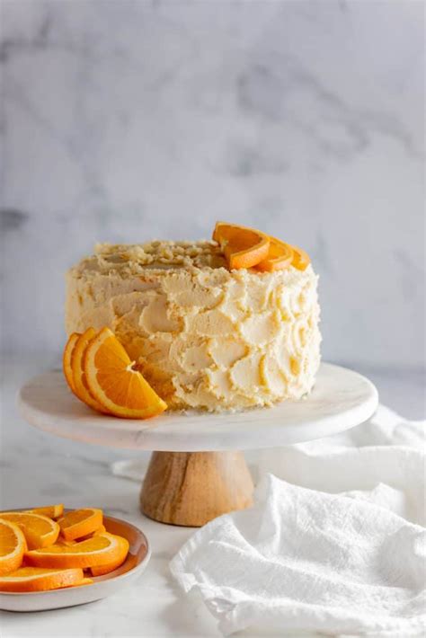 The Best Orange Creamsicle Cake With Fresh Orange Flavor