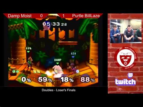 Wpi Melee Doubles Losers Finals Damp Moist Vs Purtle Billlaze