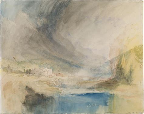 ‘Storm over the Mountains’, Joseph Mallord William Turner, c.1842–3 | Tate