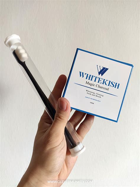 WHITEKISH Magic Charcoal For A Cleaner And Whiter Teeth Review