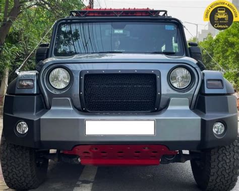 New Mahindra Thar Customised With A Rally Style Full Body Rack