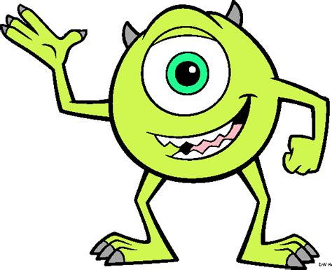 Mike Wazowski Eye Clip Art Mike Monster Inc Drawing Hd Png Download