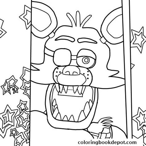 Fnaf Foxy Coloring Pages At Free Printable Colorings