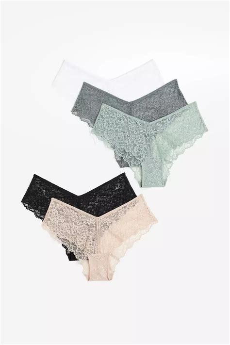 Buy Handm 5 Pack Lace Hipster Briefs 2024 Online Zalora Philippines