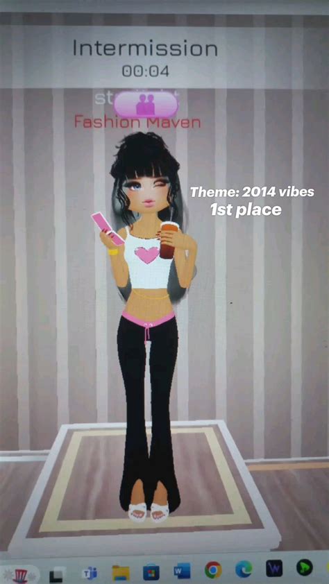 Theme 2014 Vibes 1st Place Dress To Impress In 2024 Place Dress Dress To Impress Theme Dress