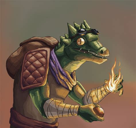 ArtStation - Kobold dnd portrait art